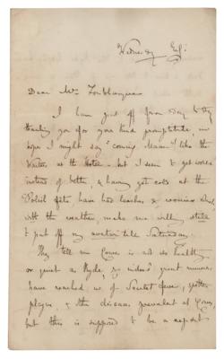 Lot #257 Caroline Norton Autograph Letter Signed - Image 1