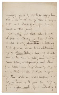 Lot #257 Caroline Norton Autograph Letter Signed - Image 2