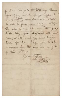 Lot #257 Caroline Norton Autograph Letter Signed - Image 4