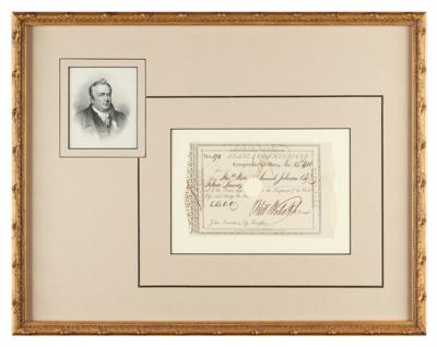 Lot #314 Oliver Wolcott, Jr. Document Signed - Image 2