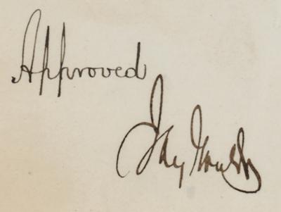 Lot #203 Jay Gould Document Signed - Image 2