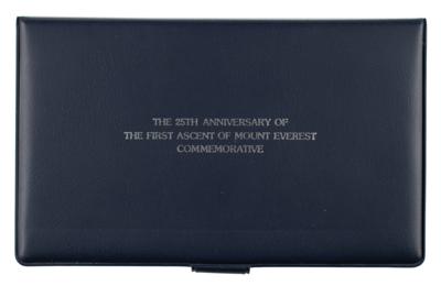 Lot #211 Edmund Hillary and Tenzing Norgay Signed Commemorative Cover - Image 4