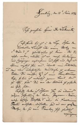 Lot #254 Georg von Neumayer Autograph Letter Signed - Image 1