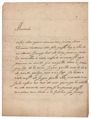 Lot #198 Gaston, Duke of Orleans Autograph Letter Signed - Image 1