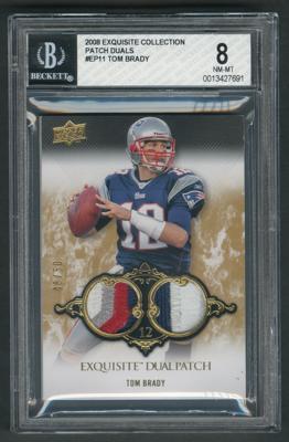 Lot #909 2008 Exquisite Collection Dual Patch Tom