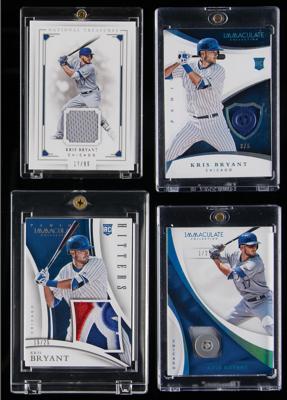 Lot #859 Kris Bryant (4) Relic/Patch Cards - Image 1