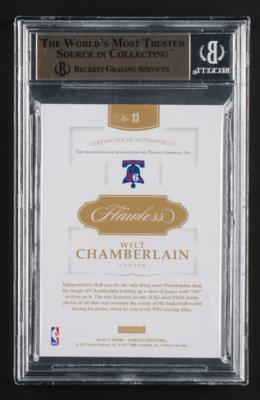 Lot #885 2016-17 Panini Flawless Triple Diamond Wilt Chamberlain (3/5) BGS GEM MINT 9.5 Basketball Card - Image 2