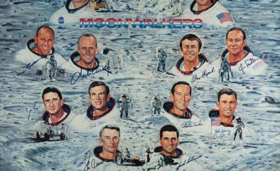 Lot #400 Moonwalkers (11) Signed Lithograph Lithograph - Image 2