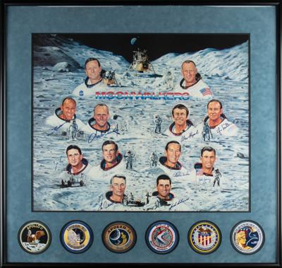 Lot #400 Moonwalkers (11) Signed Lithograph Lithograph - Image 4