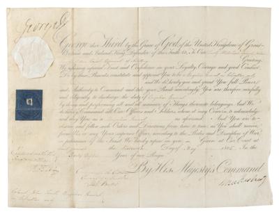Lot #229 King George III Document Signed - Image 1