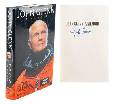 Lot #413 John Glenn Signed Book - Image 1