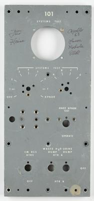 Lot #416 Fred Haise Signed Apollo CM Panel - Image 1