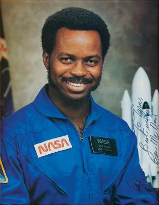 Lot #423 Ron McNair Signed Photograph Display - Image 2