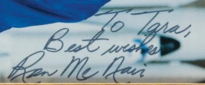 Lot #423 Ron McNair Signed Photograph Display - Image 3