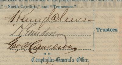 Lot #181 Henry Clews Signed Mortgage Bond - Image 3