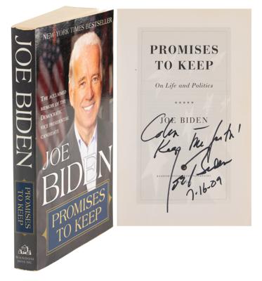 Lot #37 Joe Biden Signed Book - Image 1