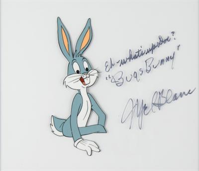Lot #460 Mel Blanc: Bugs Bunny Signed Production Cel with Production Drawing - Image 1
