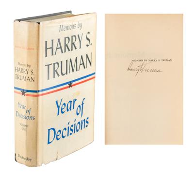 Lot #93 Harry S. Truman Signed Book - Image 1
