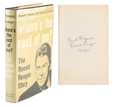Lot #33 Ronald Reagan Signed Book - Image 1