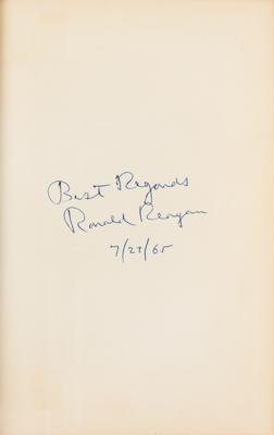 Lot #33 Ronald Reagan Signed Book - Image 2