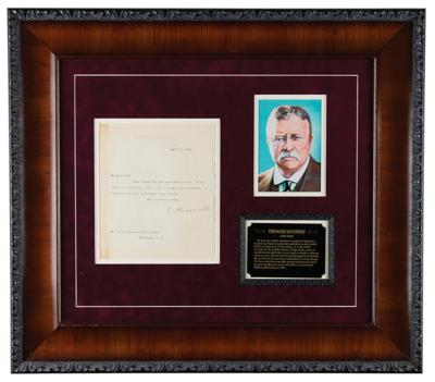 Lot #15 Theodore Roosevelt Typed Letter Signed - Image 1