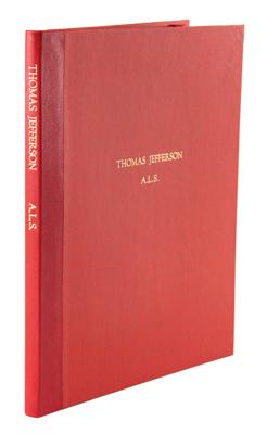 Lot #1 Thomas Jefferson: President Jefferson relays a 'confidential' message to his VP, George Clinton, the 