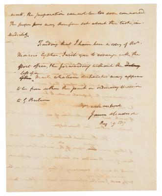 Lot #3 James Madison: Prepared to decode using 