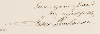 Lot #9 James Buchanan: 