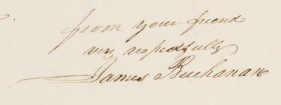 Lot #9 James Buchanan: 