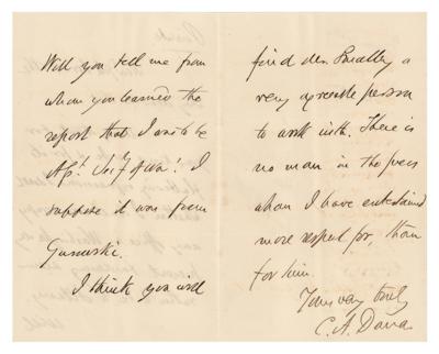 Lot #184 Charles A. Dana: 