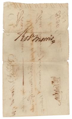 Lot #251 Robert Morris Document Signed - Image 1