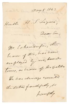 Lot #309 Daniel Webster Autograph Letter Signed - Image 1