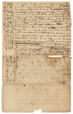 Lot #390 Richard Varick Autograph Document Signed with 14 Total Signatures - Image 6