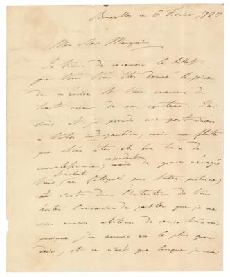 Lot #234 William II of the Netherlands Autograph Letter Signed - Image 1
