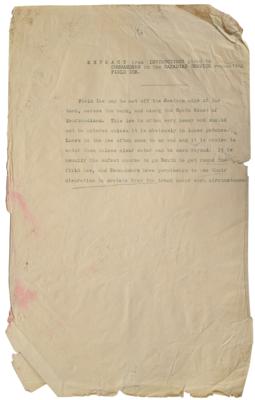 Lot #300 Titanic: Packet of (6) 'Obstruction to Navigation' Reports - Image 3