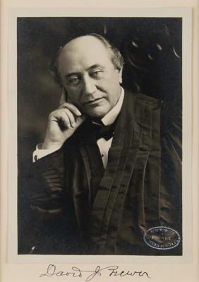 Lot #165 David J. Brewer Signed Photograph - Image 1