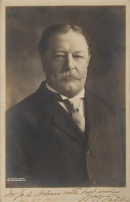 Lot #17 William H. Taft Signed Photograph as President - Image 1