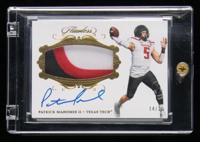 Lot #935 2018 Panini Flawless Pat Mahomes