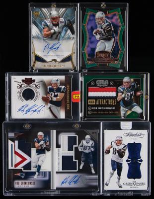 Lot #943 Rob Gronkowski (6) Autograph and Relic