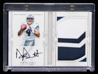 Lot #919 2016 National Treasures Dak Prescott