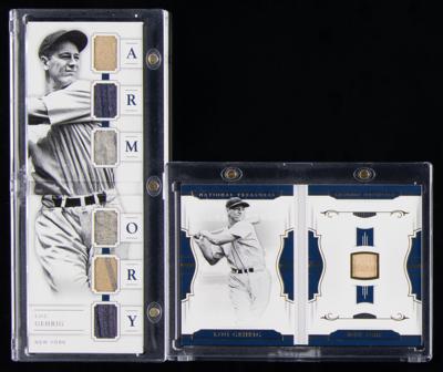 Lot #821 2016-18 National Treasures Lou Gehrig