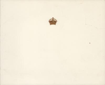 Lot #192 Elizabeth, Queen Mother Signed Christmas Card - Image 2