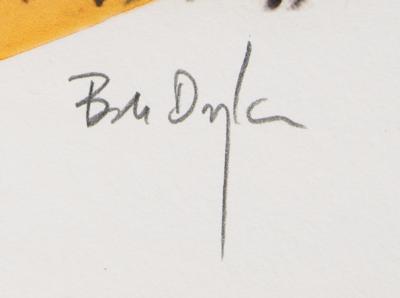 Lot #529 Bob Dylan Signed Giclee Print: 'Cassandra - Portfolio' - Image 2
