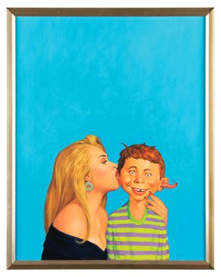 Lot #457 MAD Magazine: Richard Williams Original Painting for the 'Sex & Dating' Front Cover - Image 2