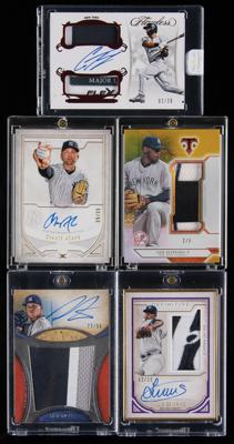 Lot #867 NY Yankees Lot of (11) Autograph and Relic Cards with Mattingly, Teixeira, Stanton, and Torres Baseball Cards - Image 2