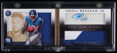 Lot #939 Odell Beckham Jr. (4) Autographs and Relics - Image 2