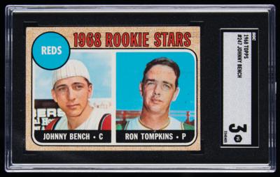 Lot #796 1968-1975 Topps Baseball HOF Lot of (15) with Bench RC, Gibson, and Palmer Baseball Cards - Image 1