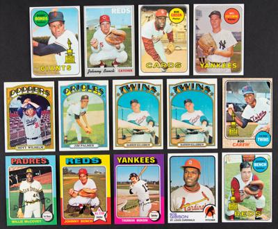 Lot #796 1968-1975 Topps Baseball HOF Lot of (15) with Bench RC, Gibson, and Palmer Baseball Cards - Image 2