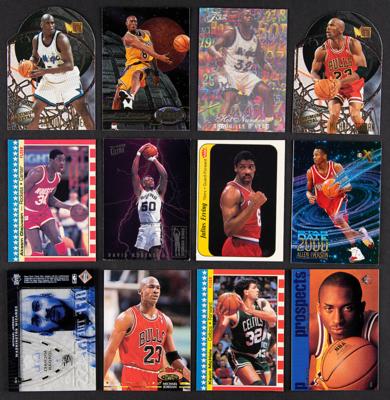 Lot #874 1980s-90s Basketball HOF Lot of (13) with