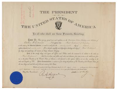 Lot #14 William McKinley Document Signed as President - Image 1